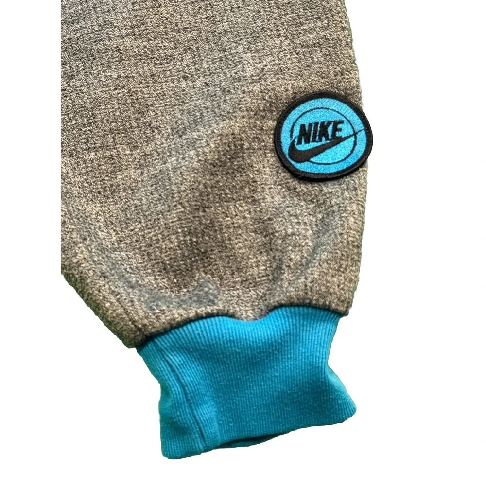 Rare Vintage NIKE Swoosh Thermal‎ Joggers Sweatpants 90s Large Circle Swoosh